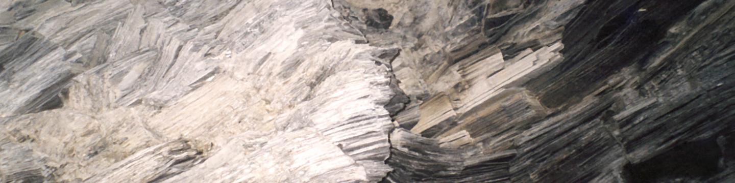 Slate layers in a cave