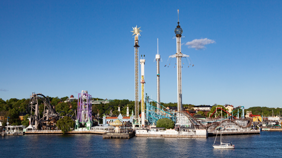 Amusementpark Gröna Lund in Sweden