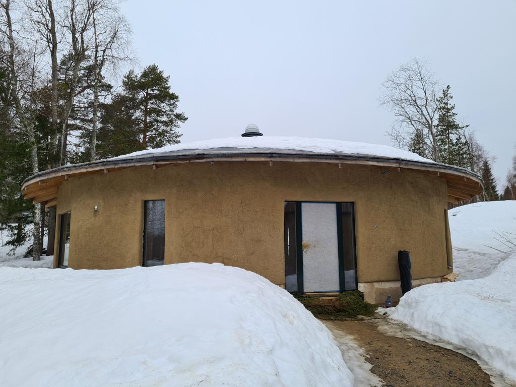 Halmbalshuset utanför Umeå