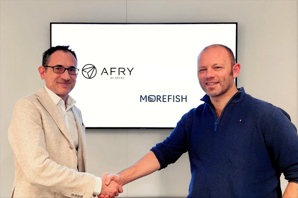 AFRY and MoreFish representatives