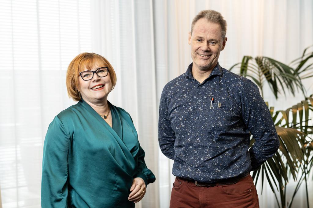 Anu Karvonen ja Sami Niemi.
