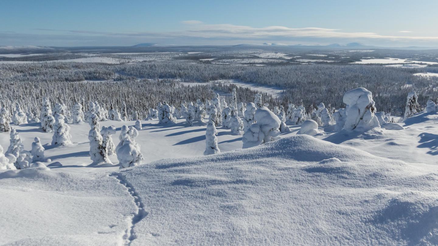 Winter view Finland