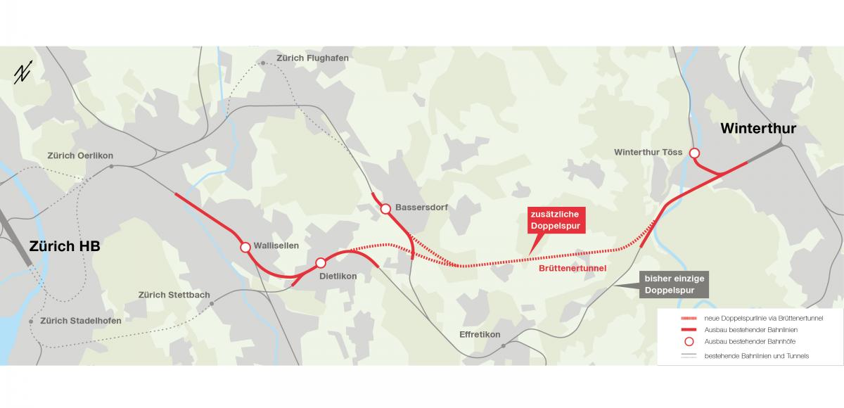 CH_BU Transportation_Overview map_Tunnel Bruettenertunnel