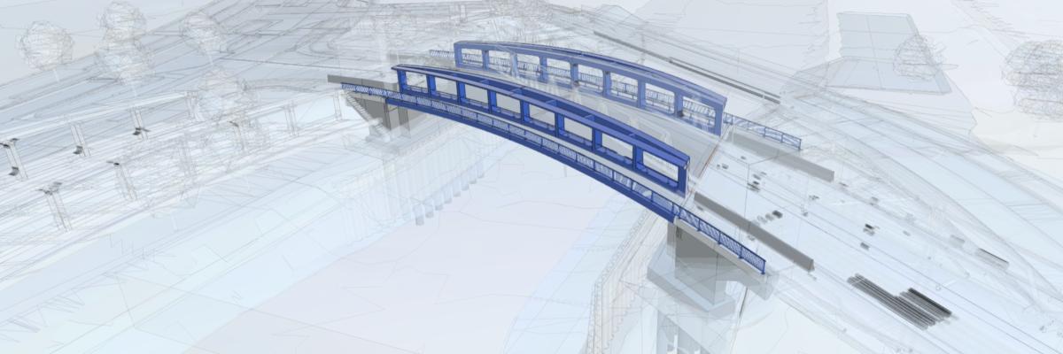 Brücke mit BIM visualisiert