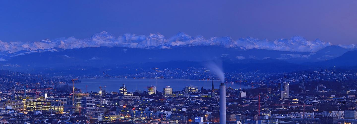City Zurich at night