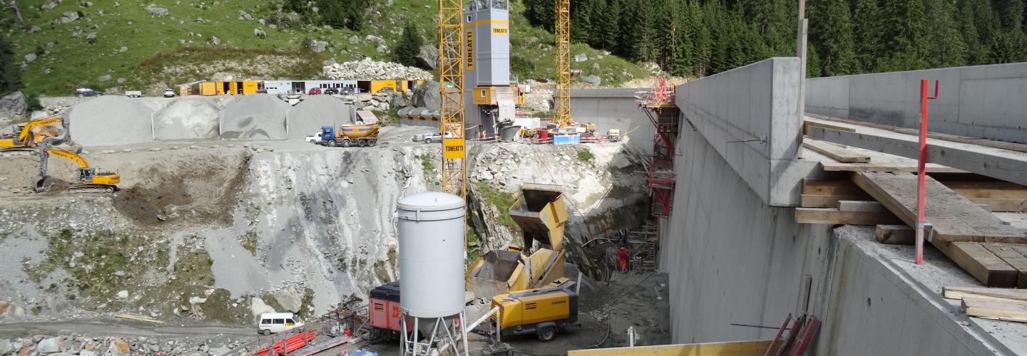 Kraftwerk Russein – Erhöhung Staumauer l AFRY