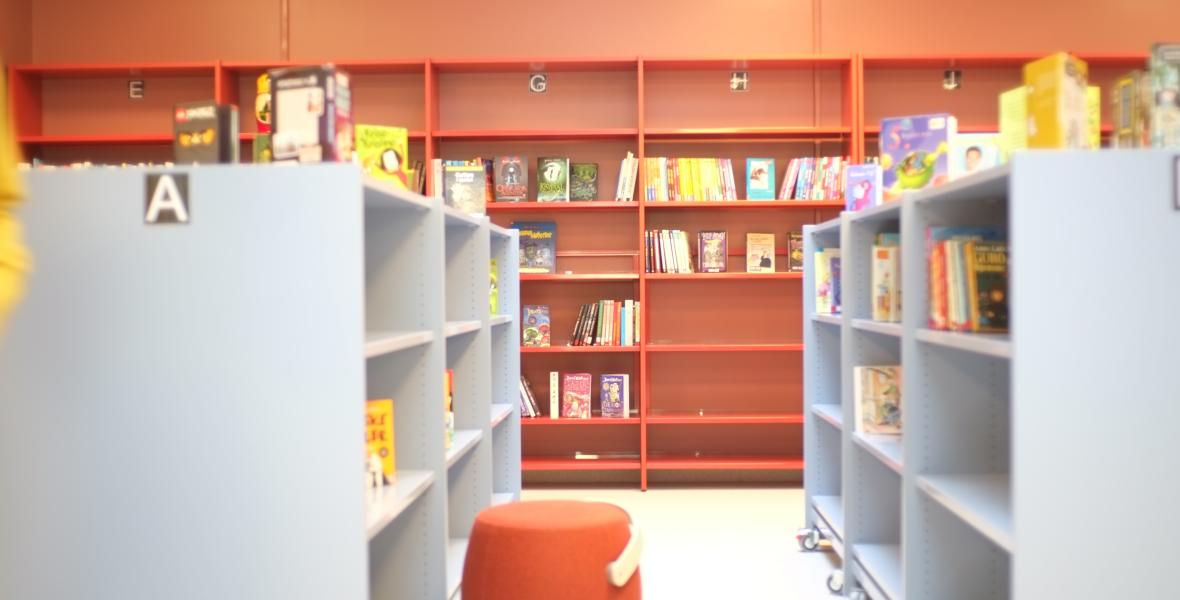 Photo of school library