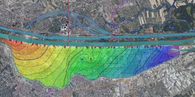 Grundwassermodellierung Wien 2. und 20. Bezirk