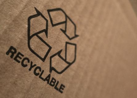 Cartonboard with Recycling symbol
