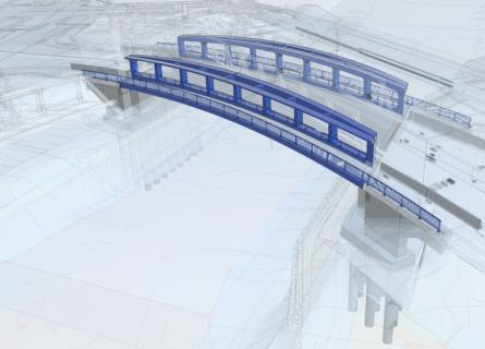 Brücke geplant mit BIM