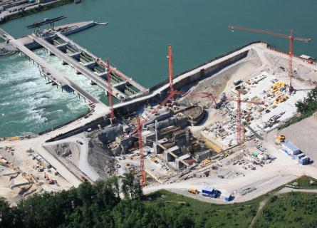 Wasserkraftwerk Rheinfelden - Neubau Maschinenhaus l AFRY