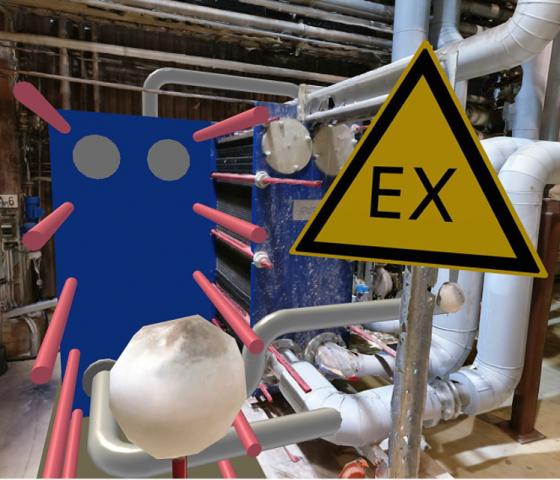 VR model EX marking digitalizing industrial safety