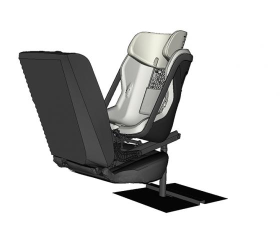 Simulation model of child car seat
