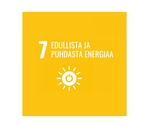 SDG 7: Edullista ja puhdasta energiaa