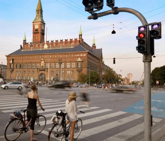 Cyklister i København. 