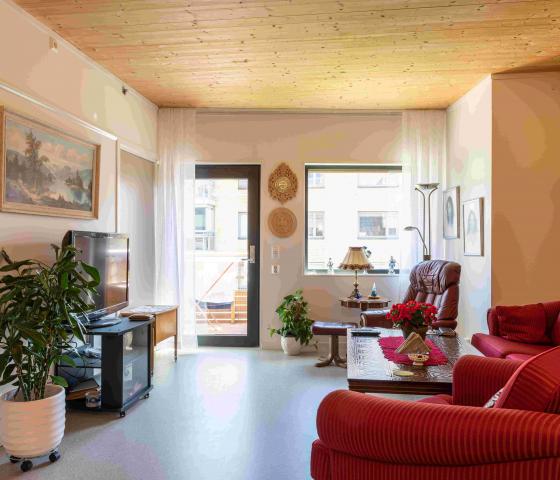 a living room in the Kolbotn omsorgboliger