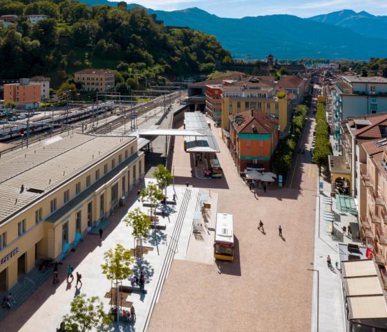 Intermodaler Knotenpunkt - Bahnhof Bellinzona - AFRY