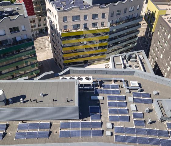 Aurinkopaneelit talon katolla